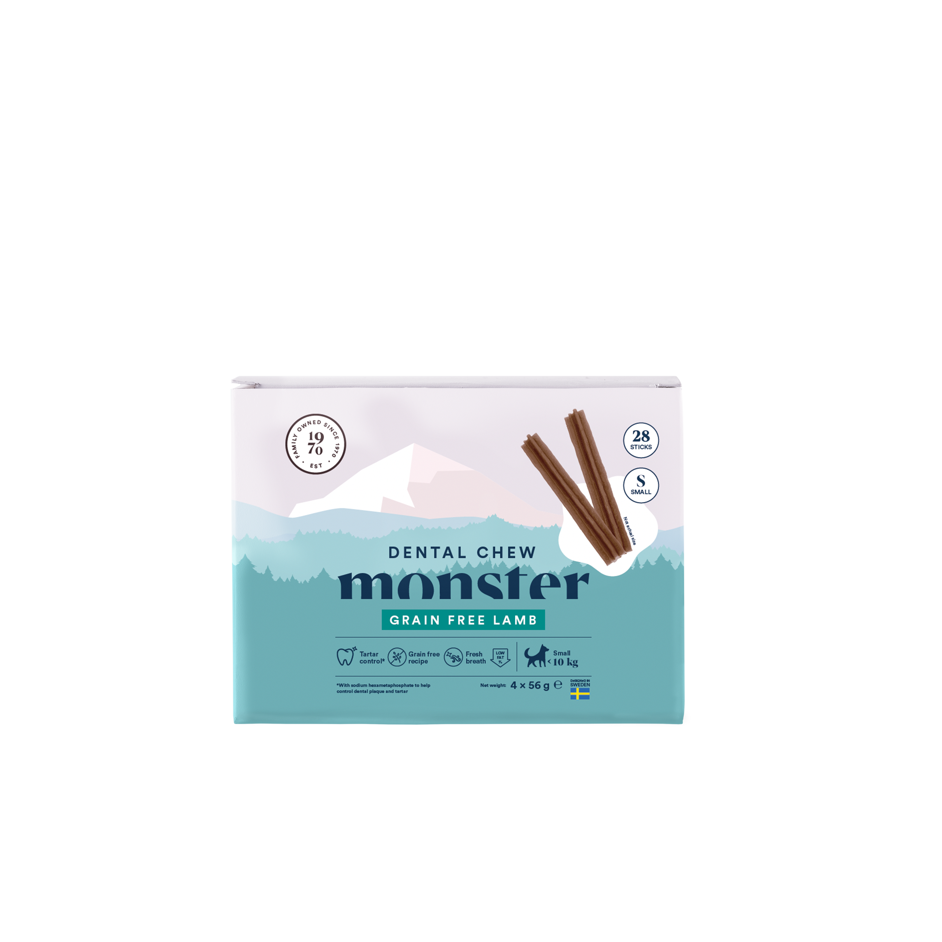Monster Dog Dental Chew Lamb S Month (28 pcs) 224 g