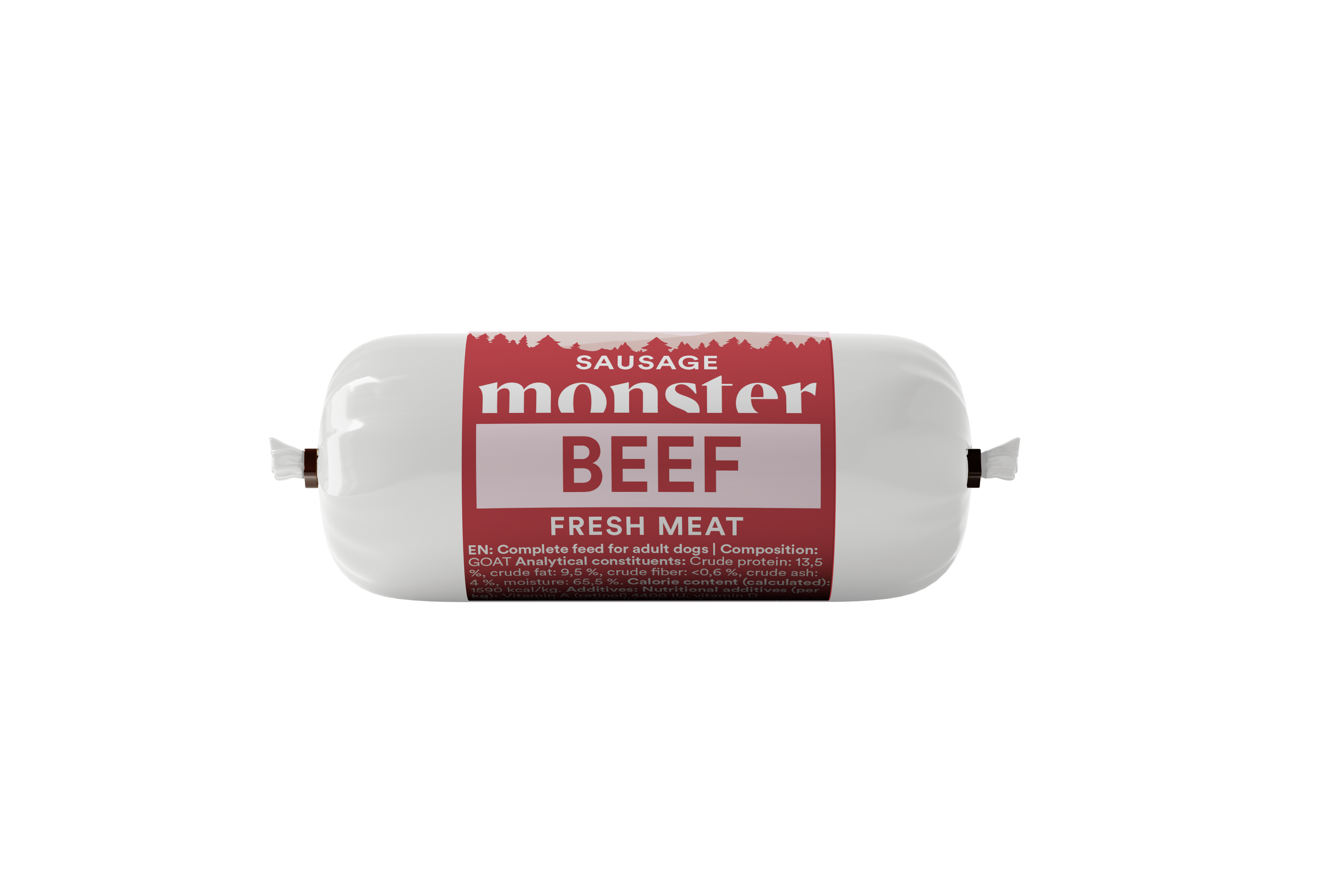 Monster Dog Sausage Beef 80 g (28 pcs)