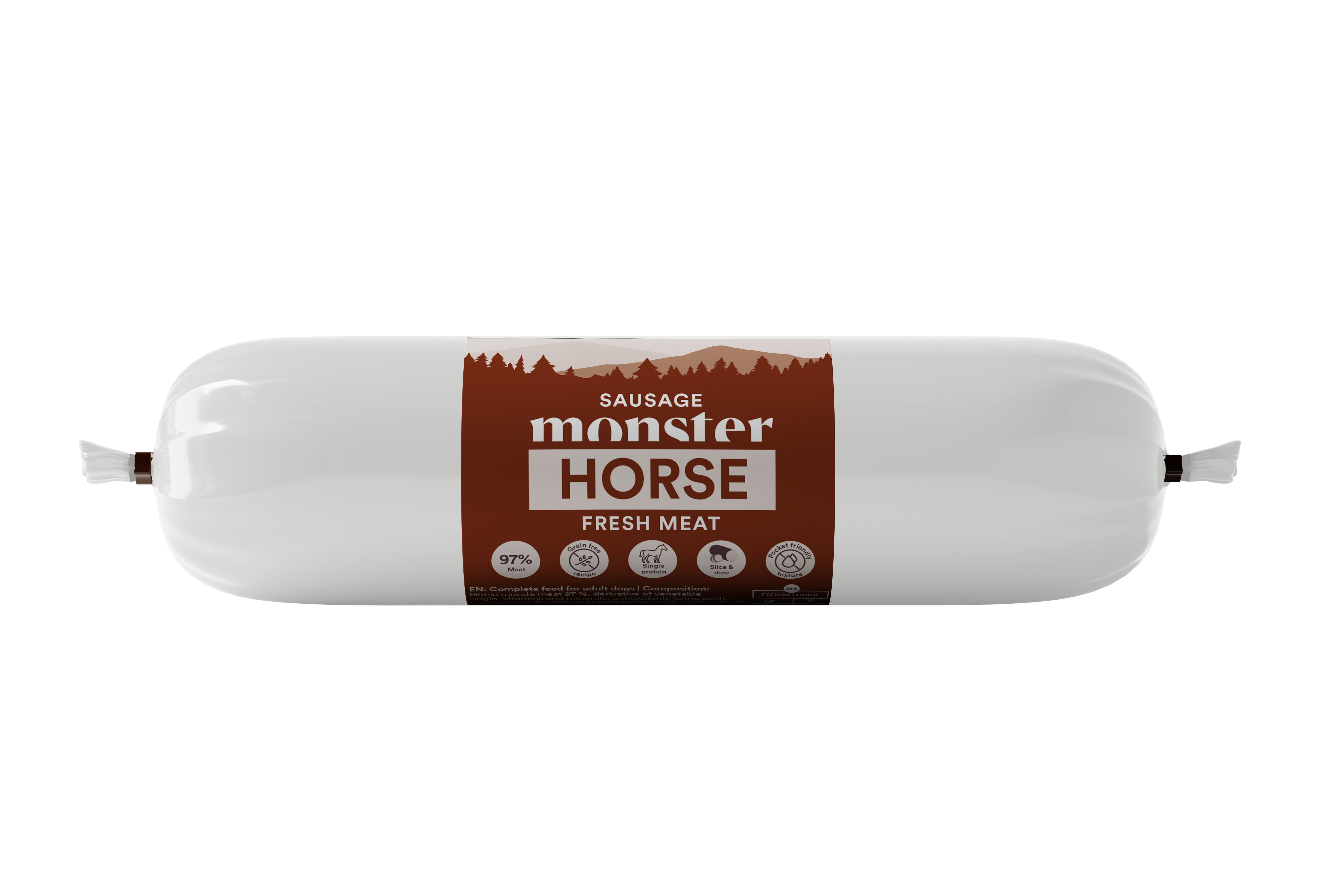 Monster Dog Sausage Horse 200 g (12 pcs)