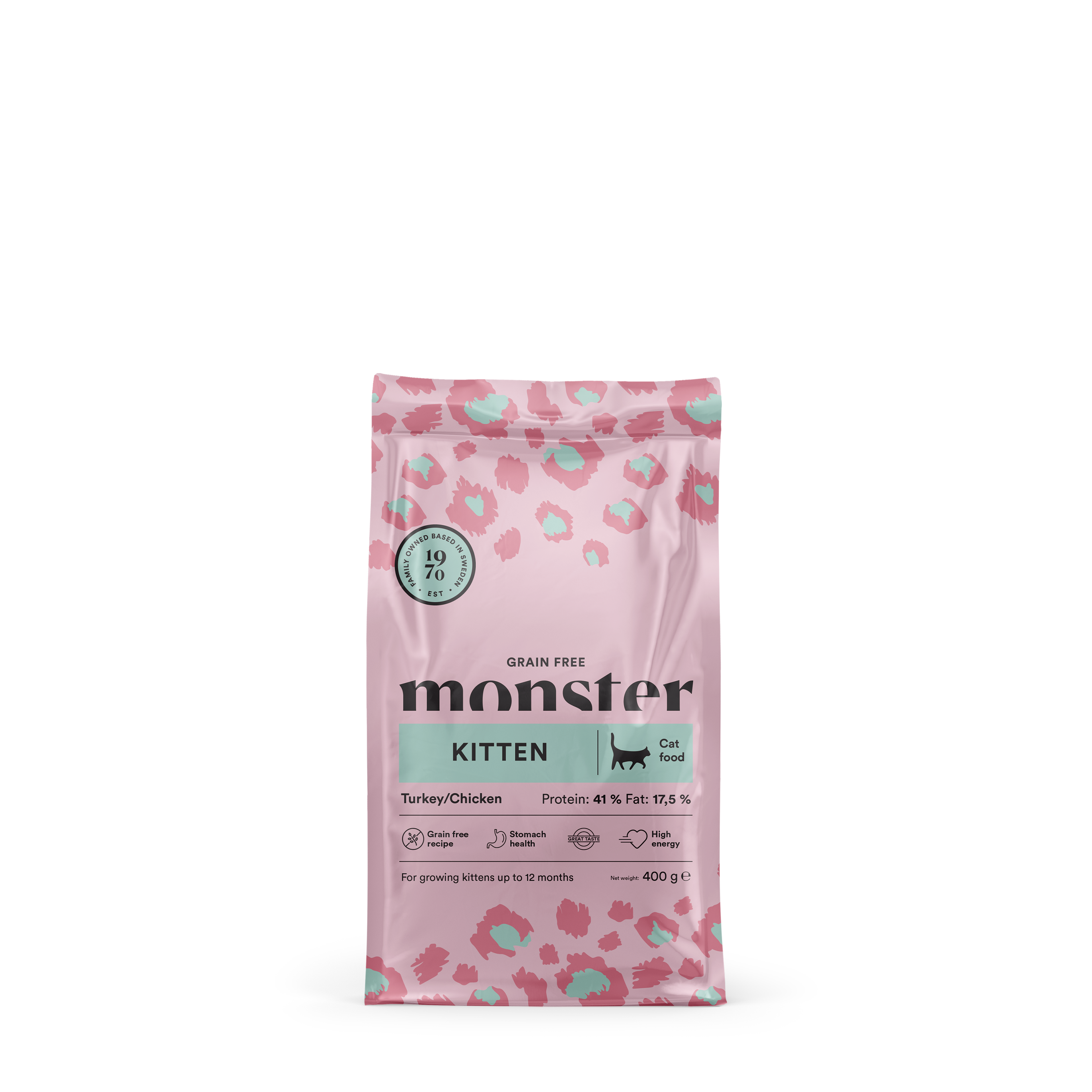 Monster Cat GF Kitten Turkey/Chick 400 g