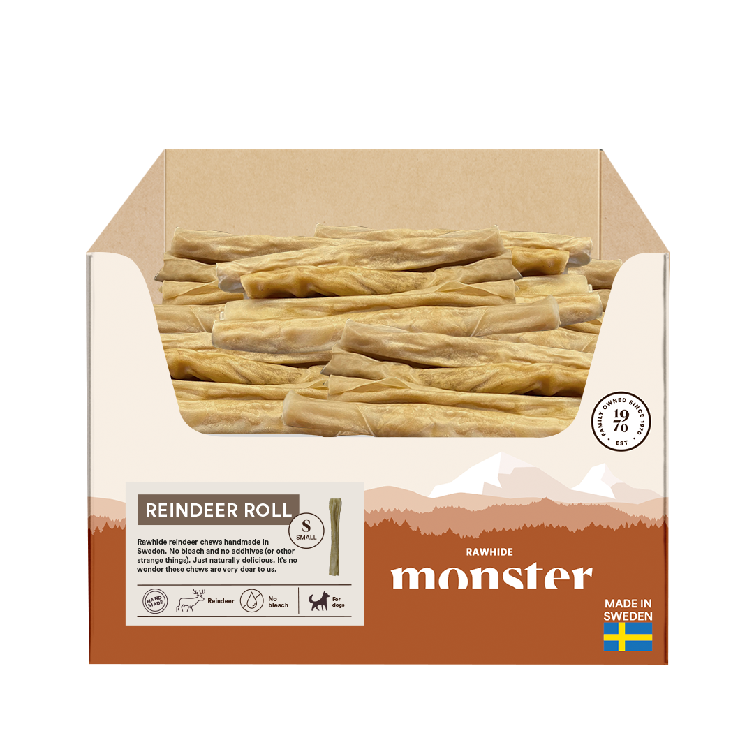 Monster Raw Reindeer Roll Small Bulk 100 pcs
