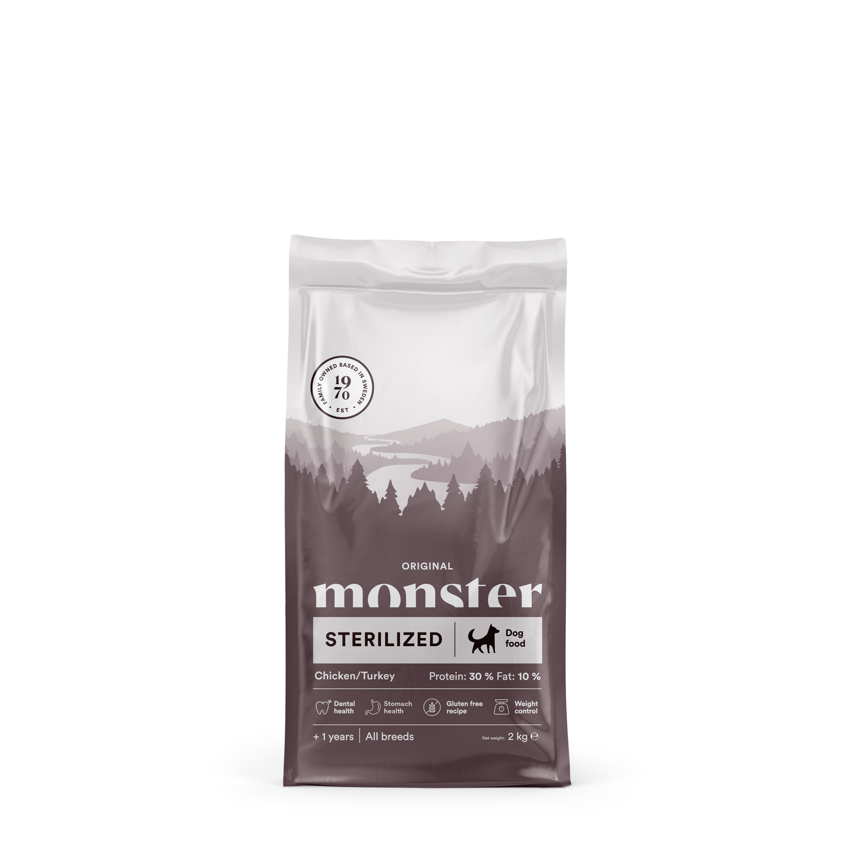 Monster Dog Orig. Sterilized Chick/Turkey 2 kg