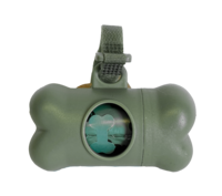 Green Bone Dispenser + 1 Roll Unscented