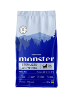 Monster Dog GF Sterilized White Fish 12 kg