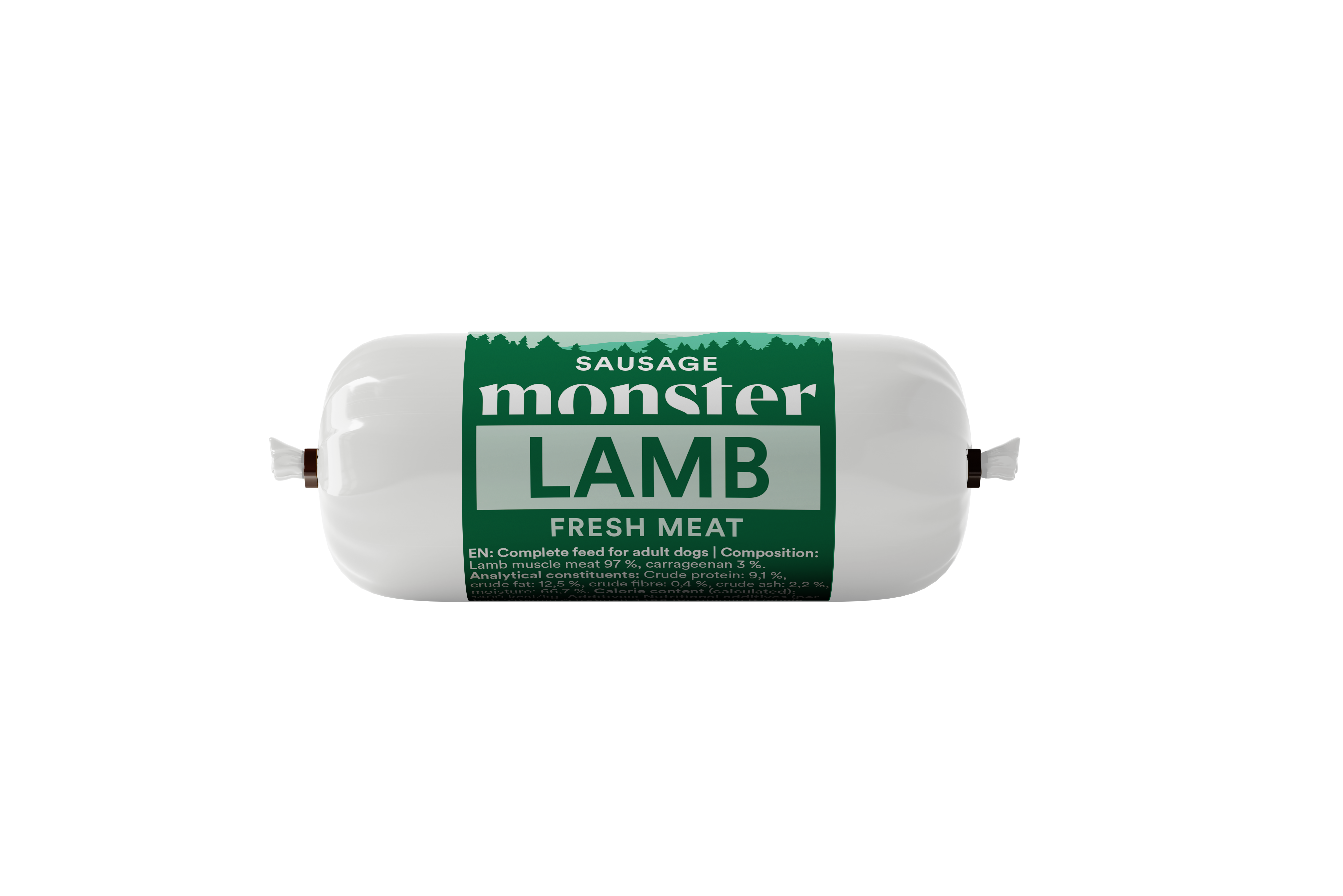 Monster Dog Sausage Lamb 80 g (28 pcs)