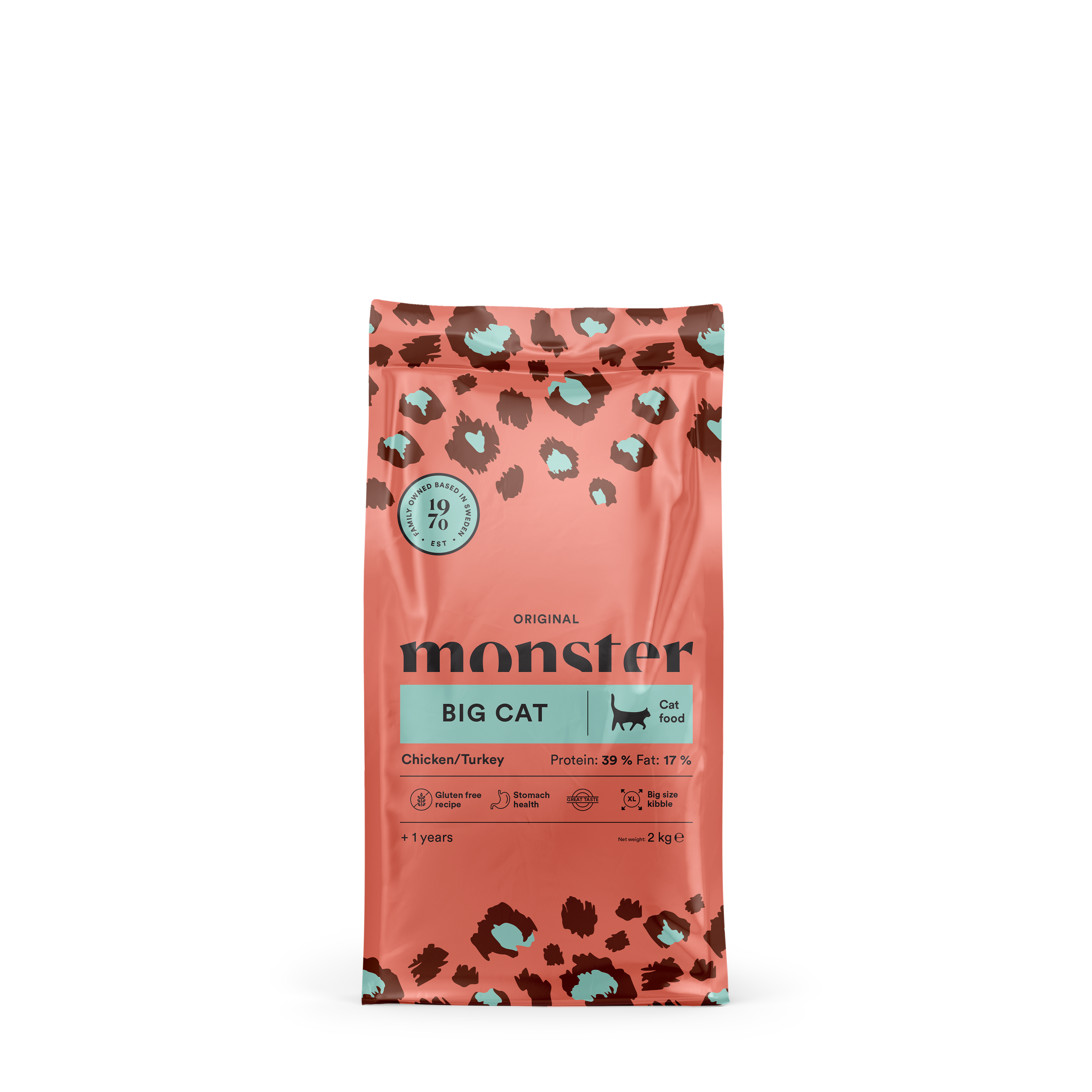 Monster Cat Orig. Big Cat Chick/Turkey 2 kg