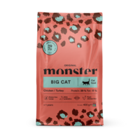 Monster Cat Orig. Big Cat Chick/Turkey 400 g