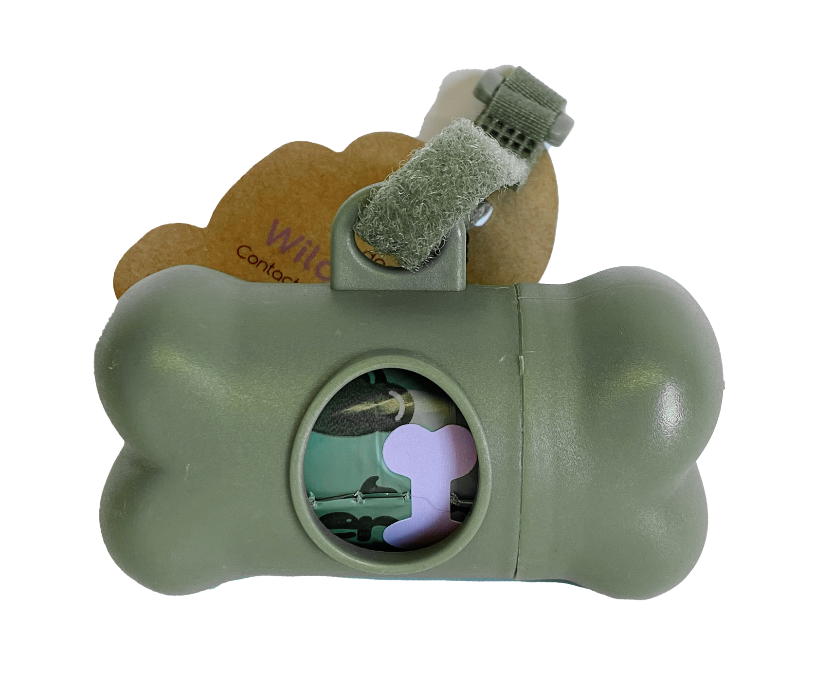 Green Bone Dispenser + 1 Roll Lavender