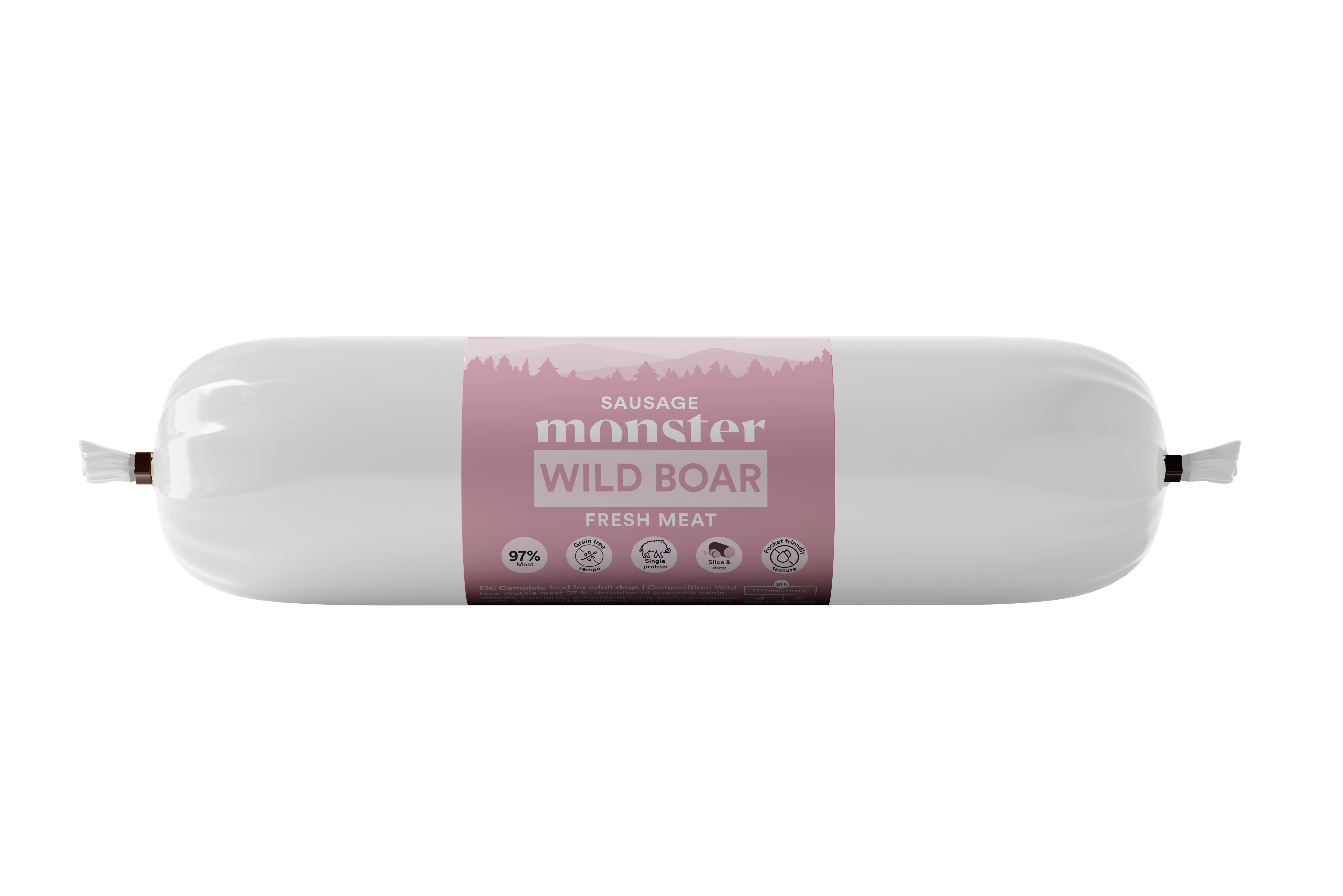 Monster Dog Sausage Wild Boar 200 g (12 pcs)