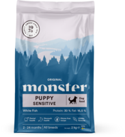 Monster Dog Orig. Puppy Sens. White Fish 2 kg