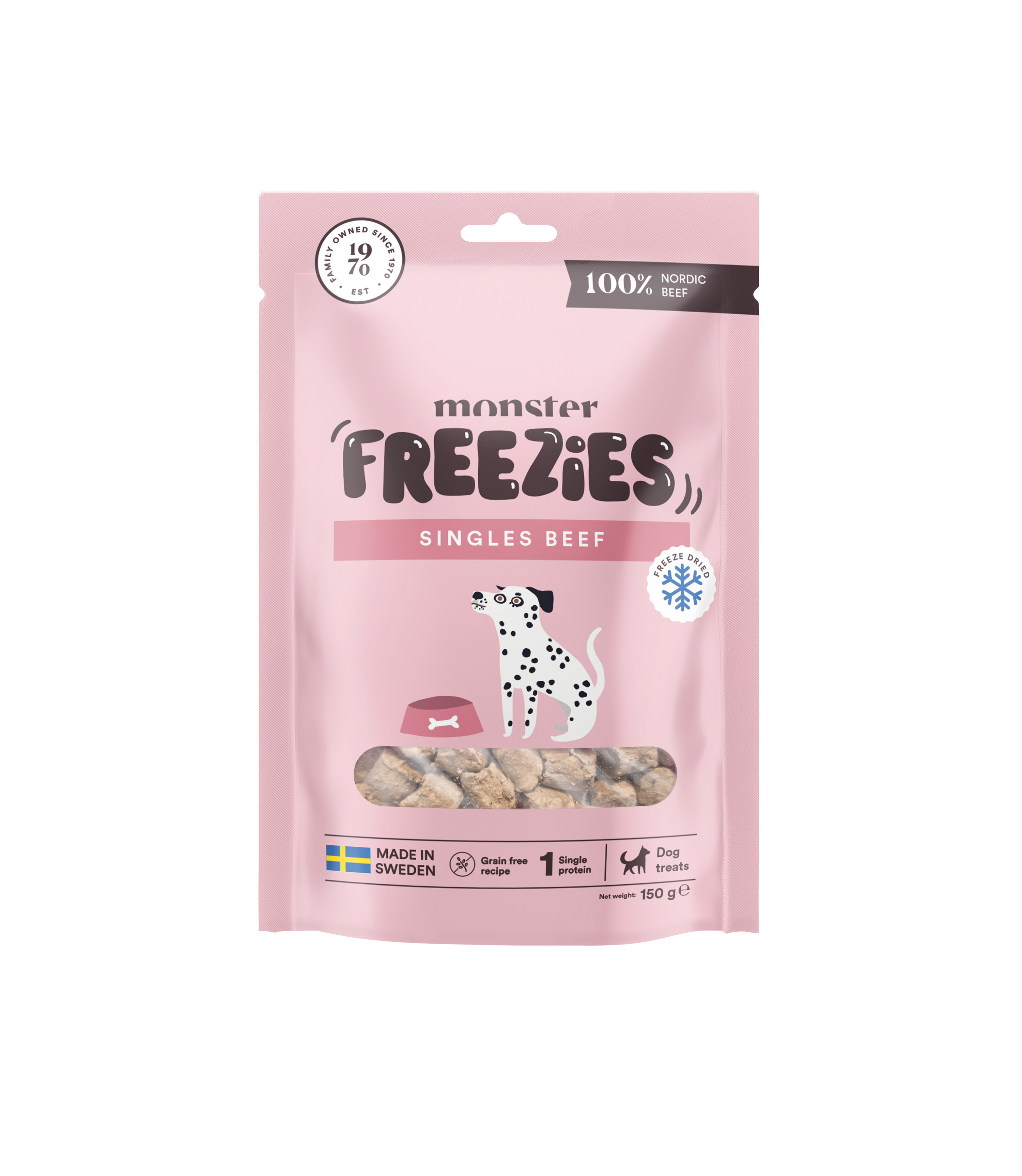 Monster Dog Treats Freezies Beef 150 g