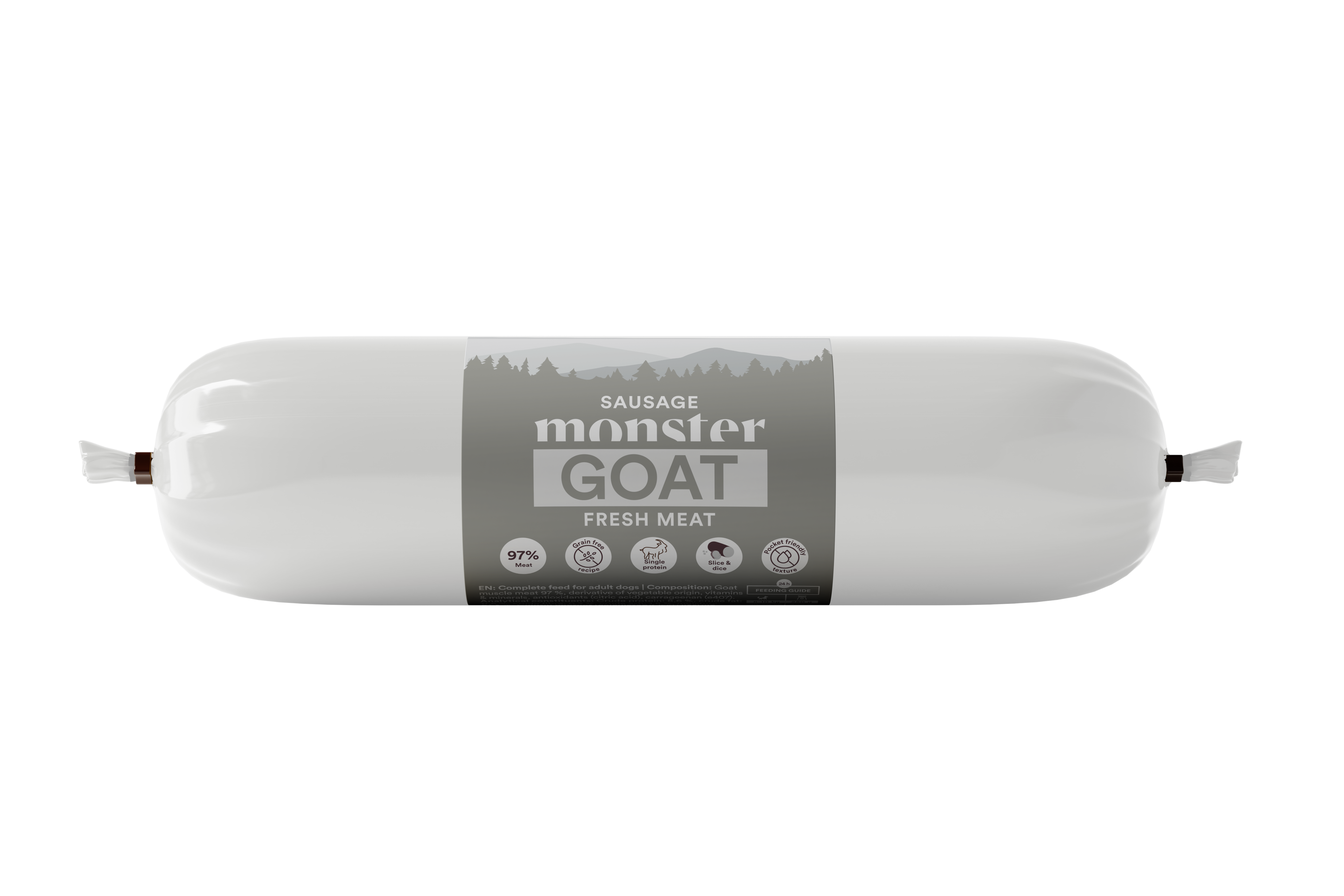 Monster Dog Sausage Goat 200 g (12 pcs)