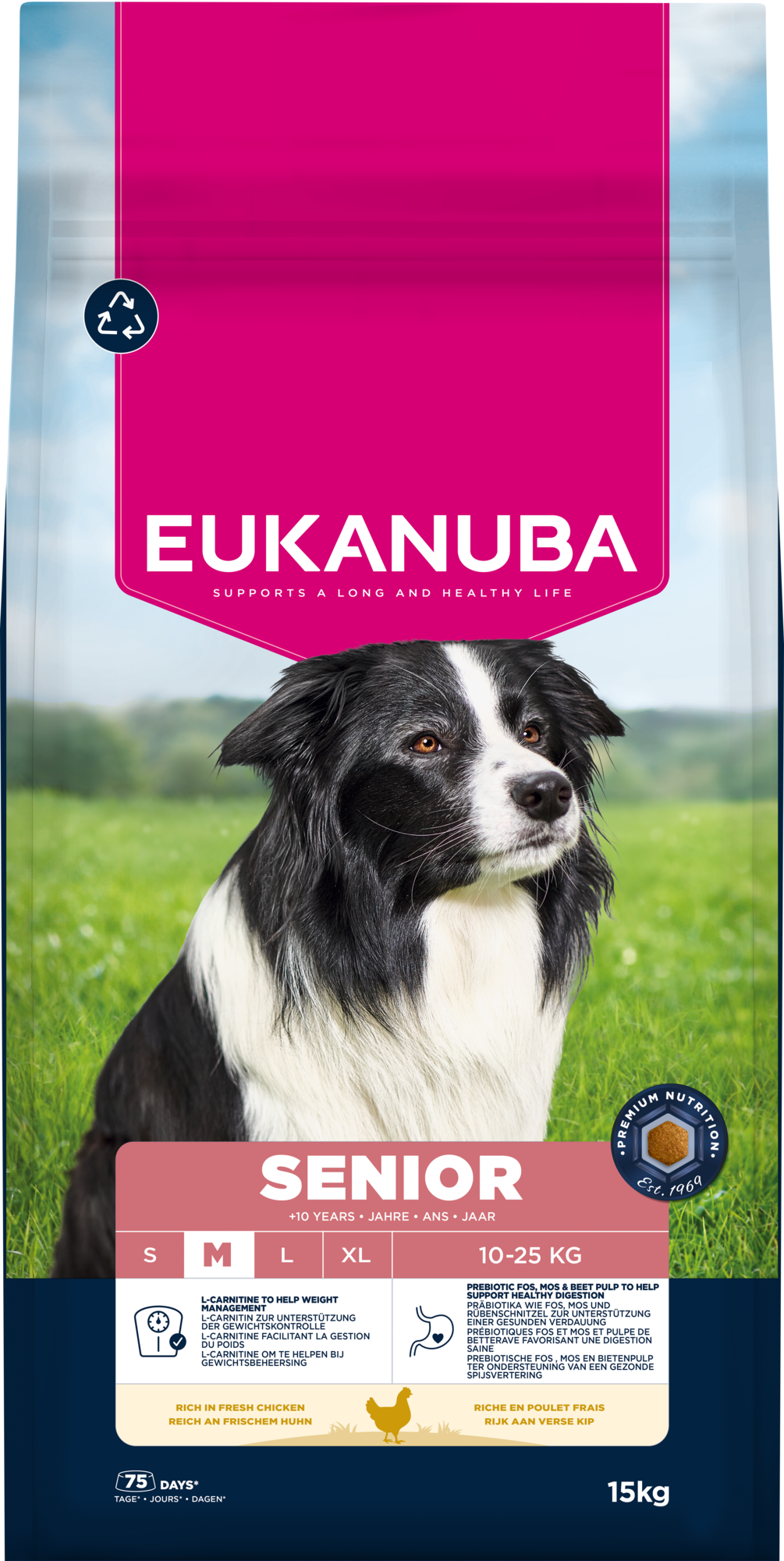Euk Dog Senior Medium 15 kg
