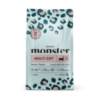 Monster Cat Orig. Multicat Salmon/Poultry 400 g