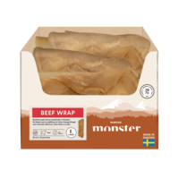 Monster Raw Beef Wrap Large Bulk 18 pcs