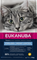 Euk Cat Sterilised/Weight Control 10 kg