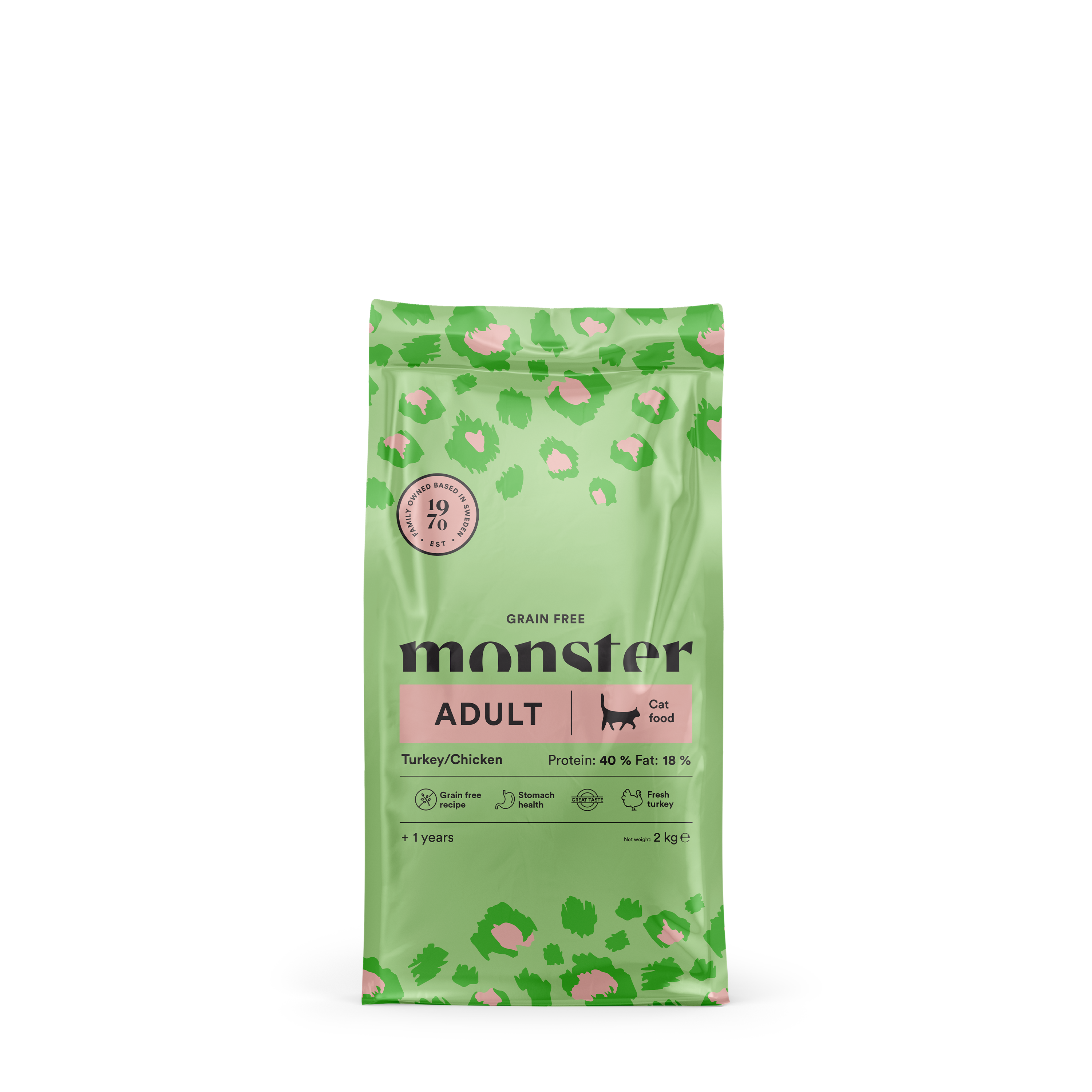 Monster Cat GF Adult Turkey/Chick 2 kg
