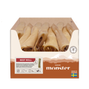 Monster Raw Beef Roll Large Bulk 20 pcs