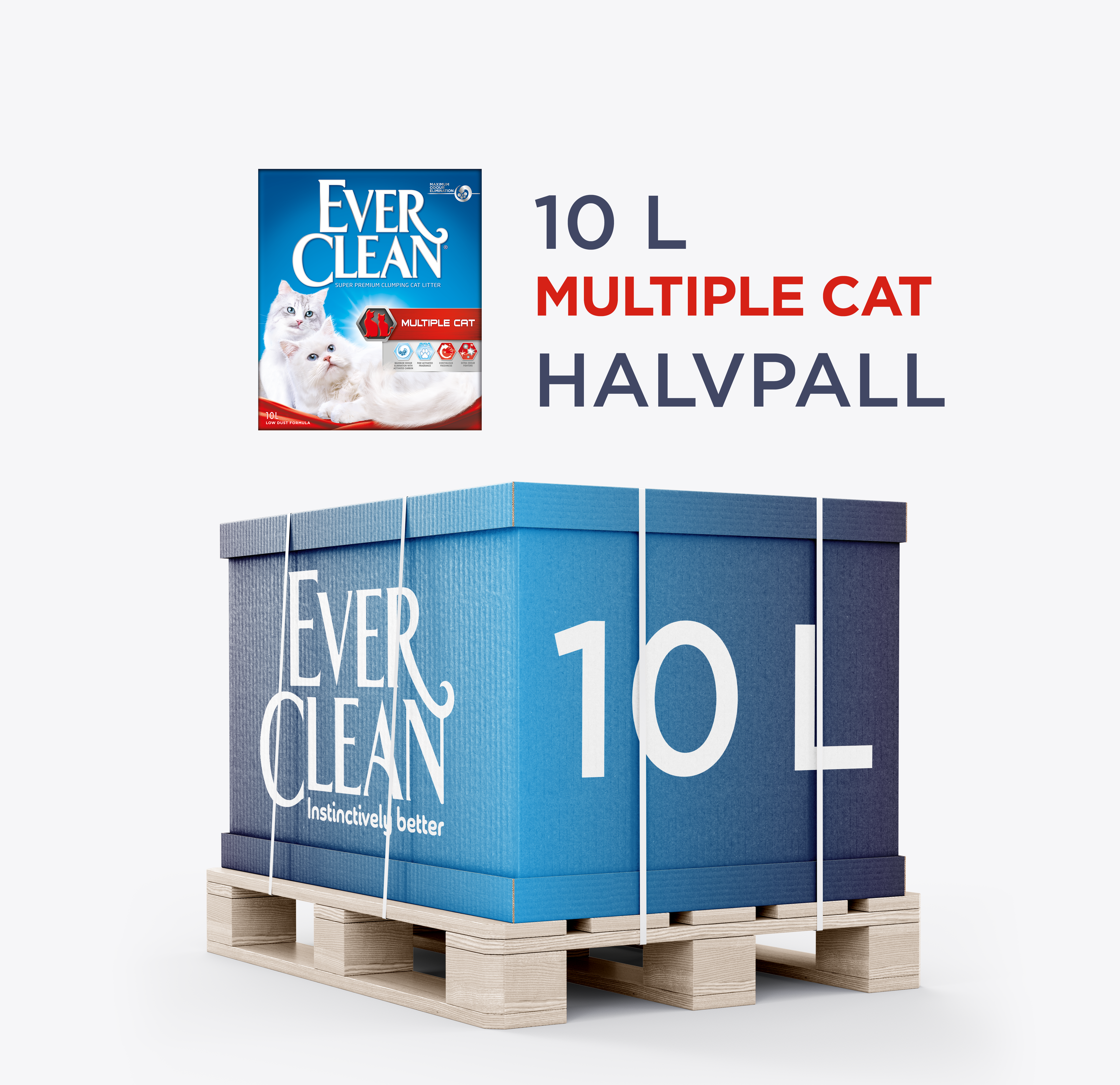 Halvpall Ever Cl Multiple Cat 10 L (52 st)