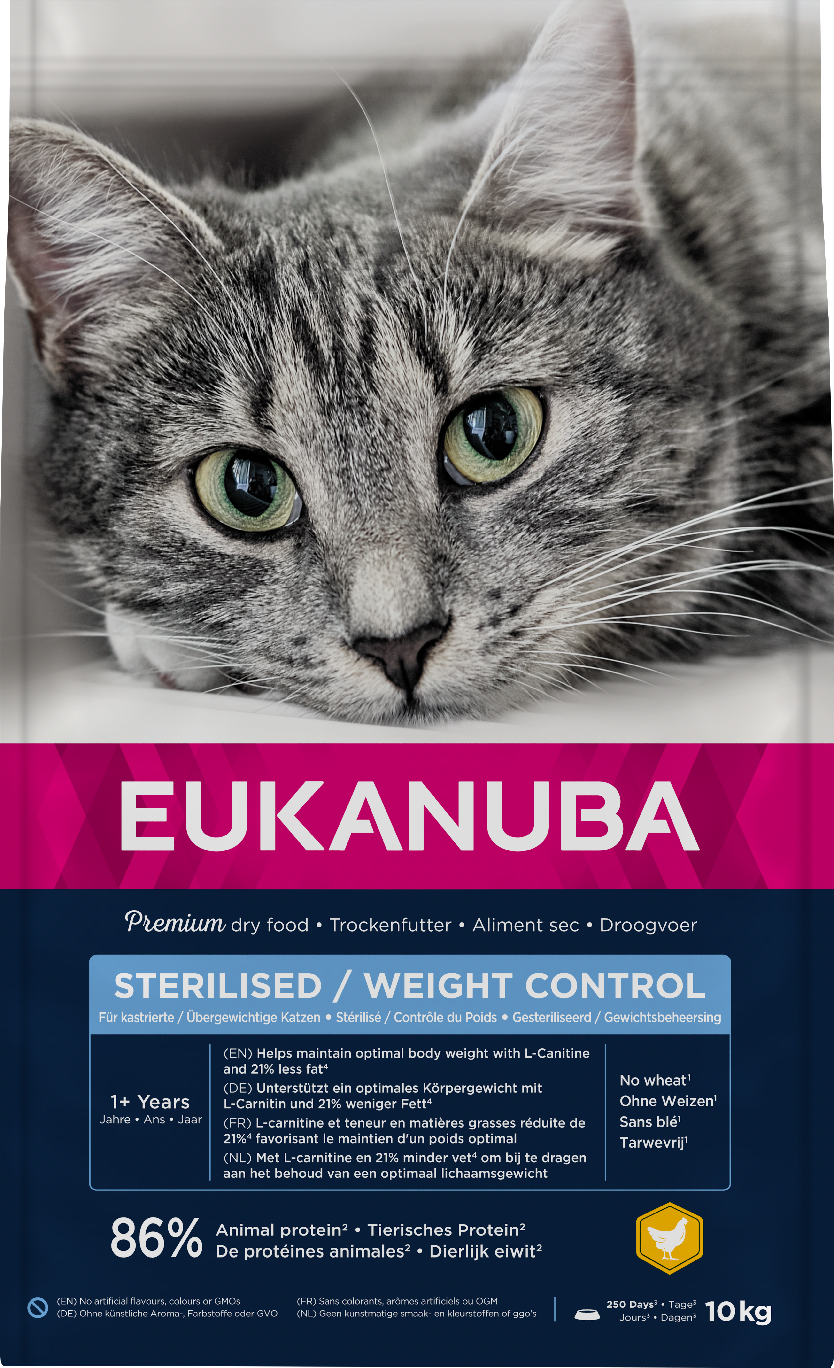 Euk Cat Sterilised/Weight Control 10 kg
