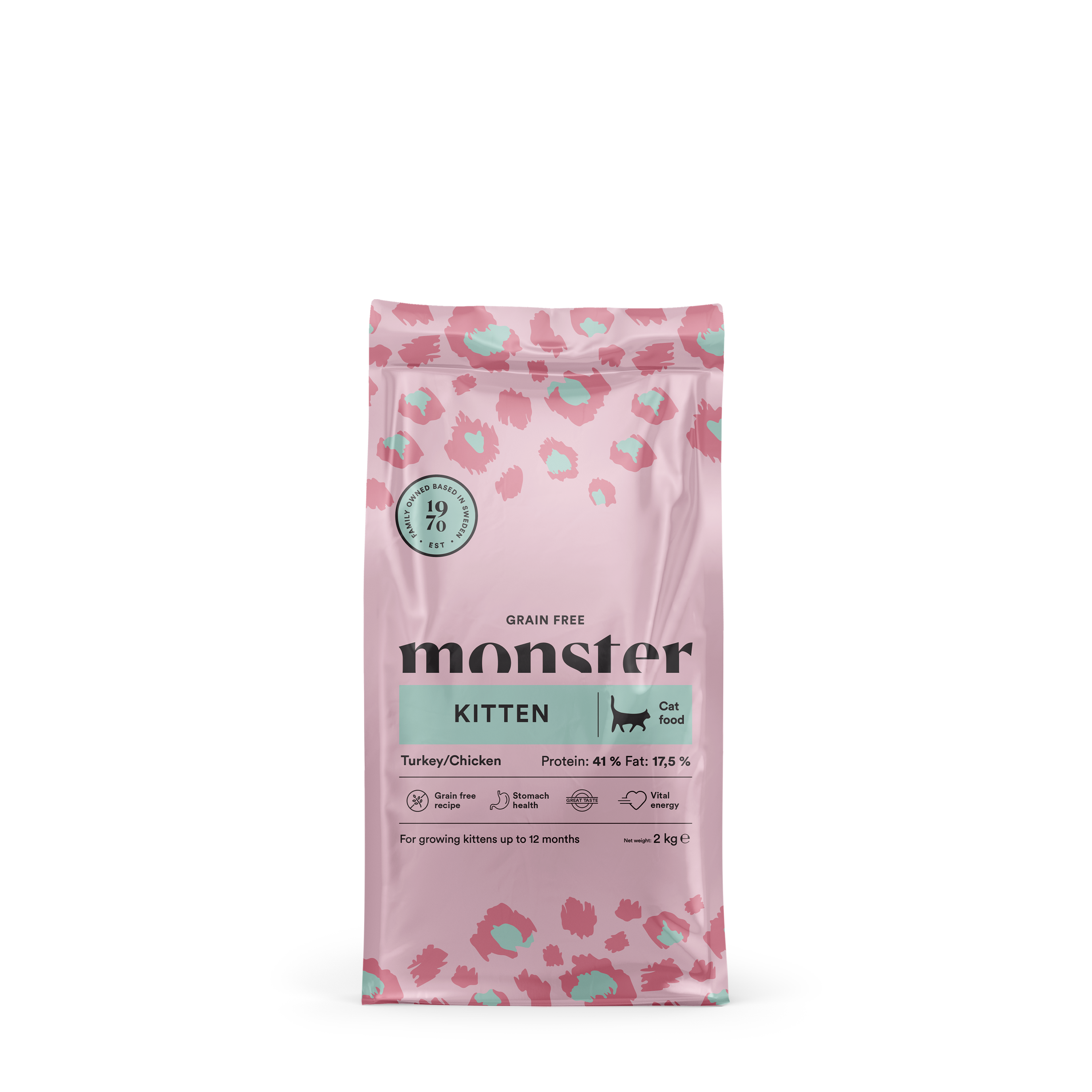 Monster Cat GF Kitten Turkey/Chick 2 kg