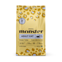 Monster Cat Orig. Adult Chick/Turkey 400 g