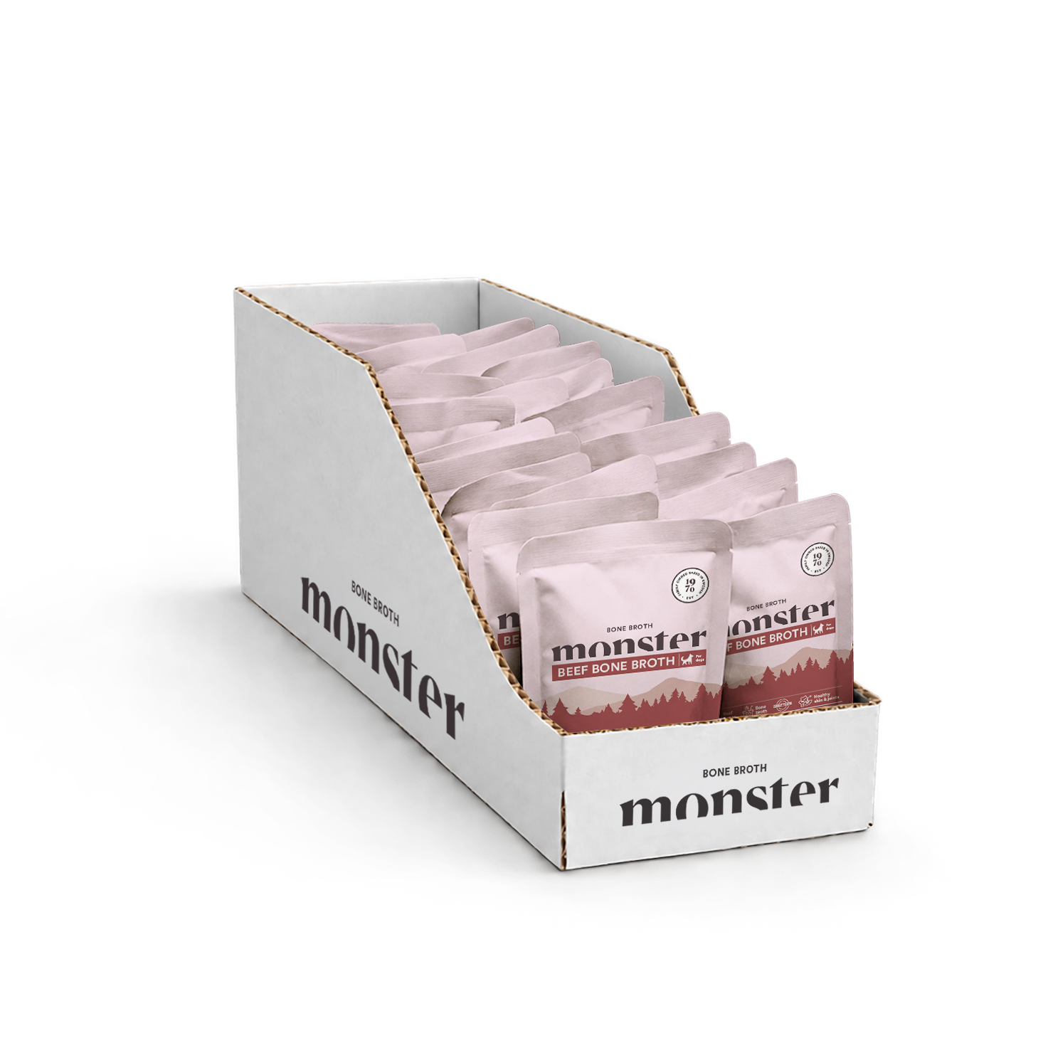 Monster Dog Bone Broth Beef 100 ml (20 pack)