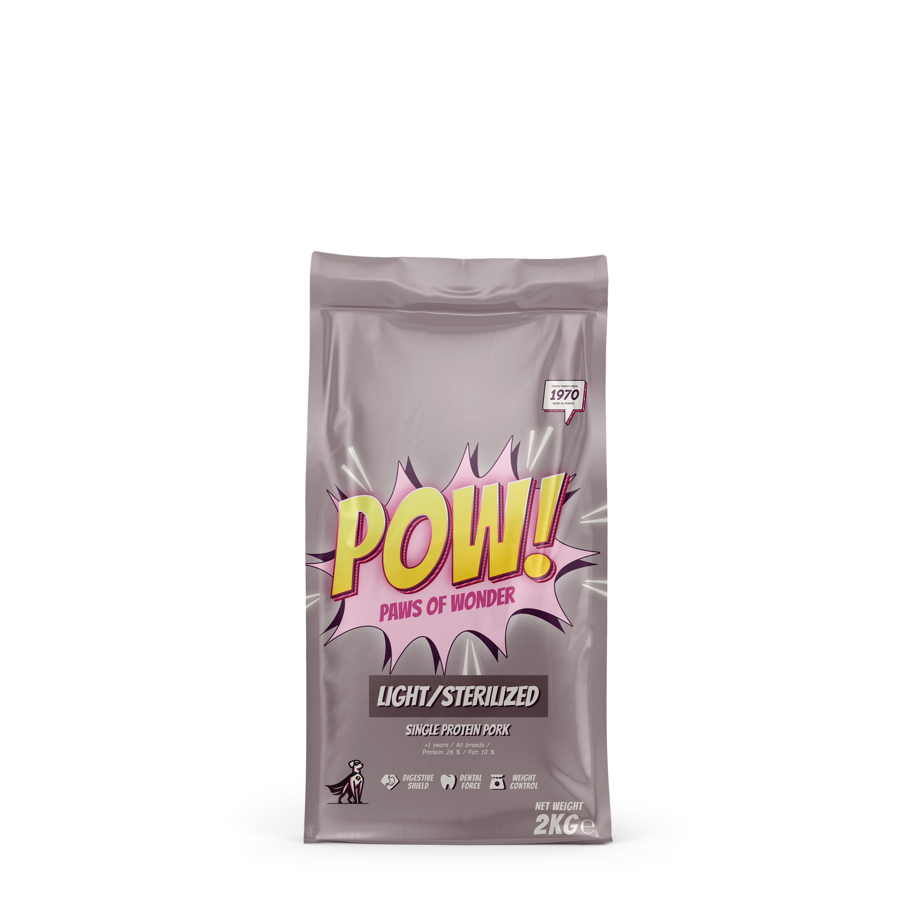 POW! Dog Light/Sterilized 2 kg