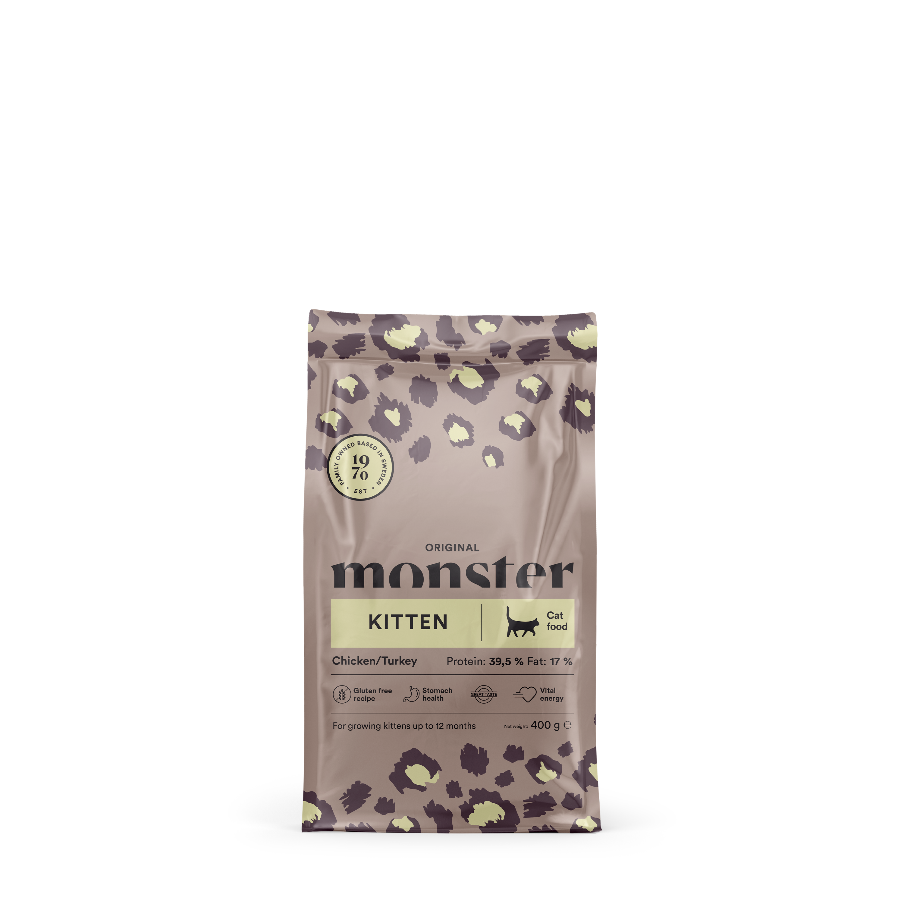 Monster Cat Orig. Kitten Chick/Turkey 400 g