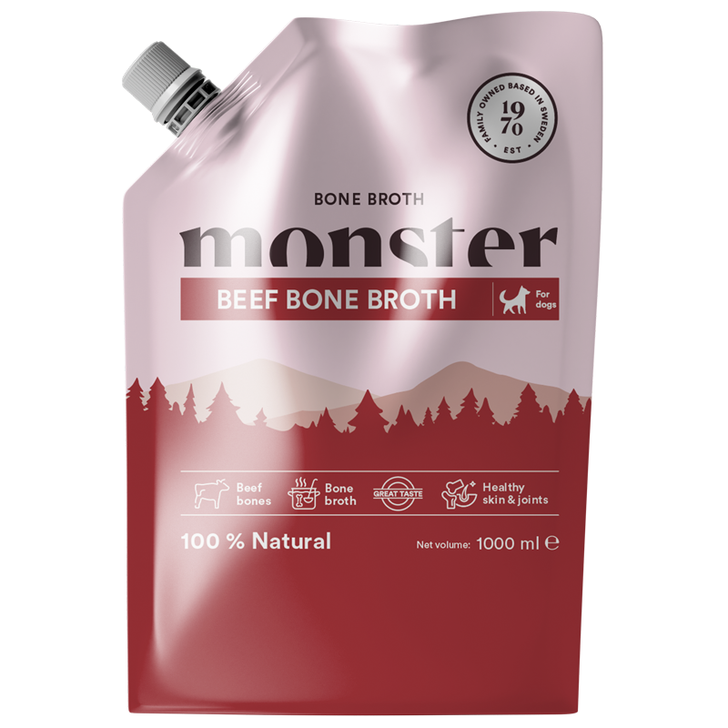 Monster Bone Broth Beef 1000 ml (6 pcs)