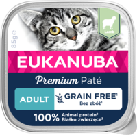 Euk Cat GF Adult Lamb Paté 85 g (12/ frp )