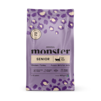 Monster Cat Orig. Senior Chick/Turkey 400 g
