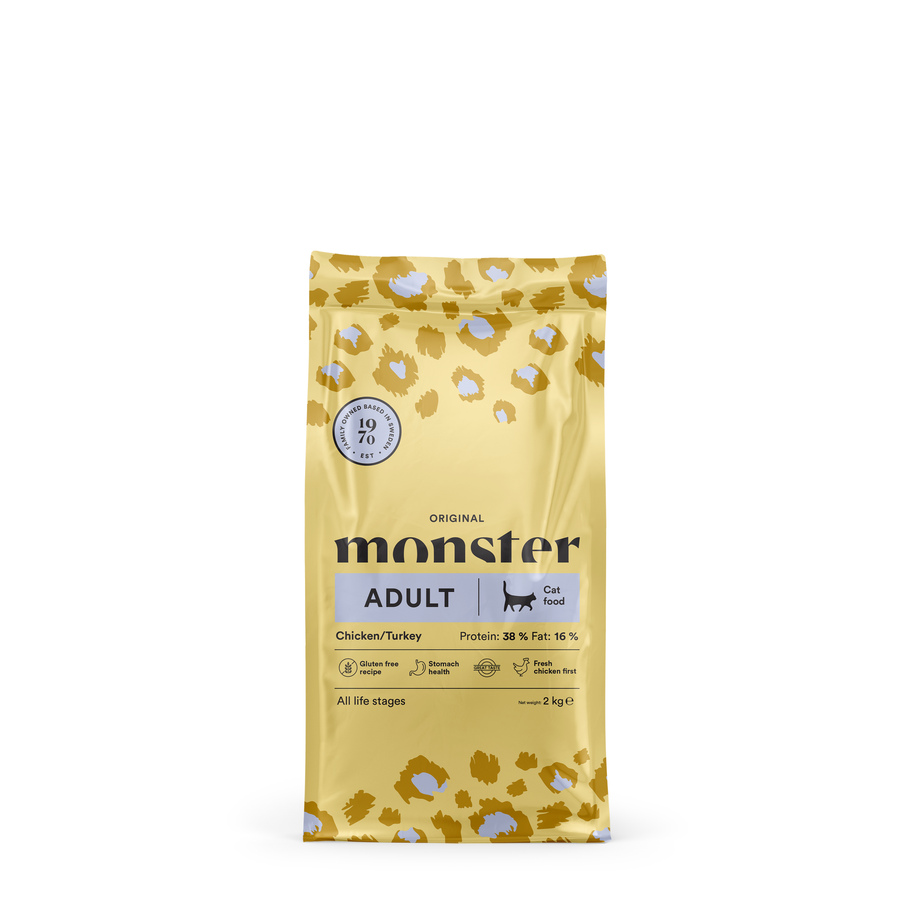 Monster Cat Orig. Adult Chick/Turkey 2 kg